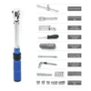 50pcs 1/4 Torque Wrench Set 5-25NM Automotive Square Drive Socket Spanner