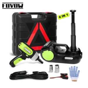Portable 12V Electric Car Jack Kit 5Ton 4 in 1