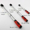 1/2'' 3/8'' 1/4'' Telescopic Ratchet Wrench 72 Teeth Adjustable Socket Spanner Key Bicycle Car Automotive Garage Repair Tool